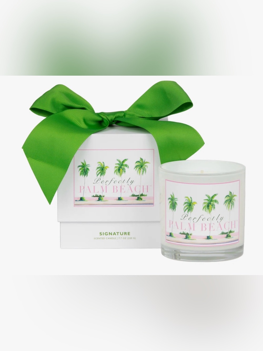 RARE $89 Lilly Pulitzer Signature Perfectly Palm Beach Candle Citrus/Ocean Mist